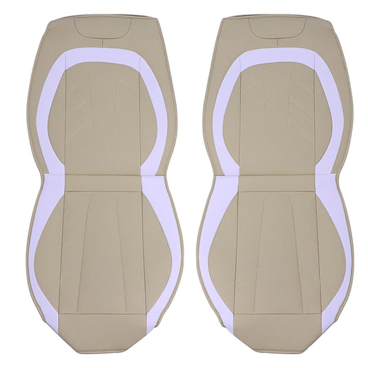 Car Seat Covers Fits 2009-2021 Dodge Ram 1500 5-Seats PU Leather Seat Protector