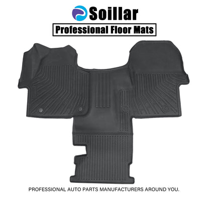 3D Floor Mats For 2019-2025 Mercedes Sprinter W907 910 Front TPE Floor Liners