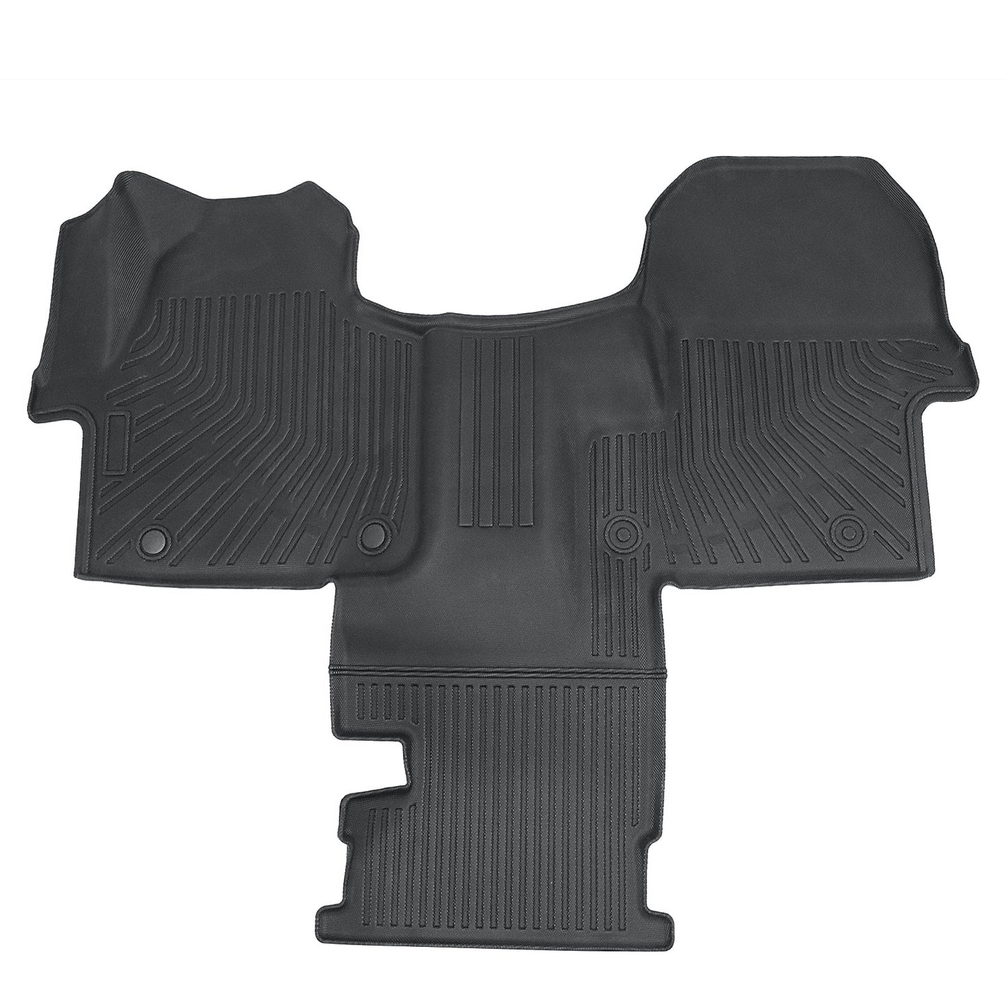 3D Floor Mats For 2019-2025 Mercedes Sprinter W907 910 Front TPE Floor Liners