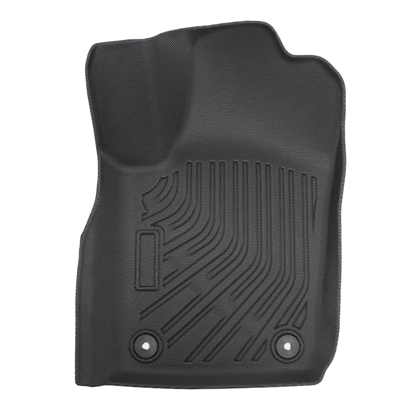 TPE Floor Mats Liners 3Pcs Black For 2013-2016 Jeep Grand Cherokee Dodge Durango
