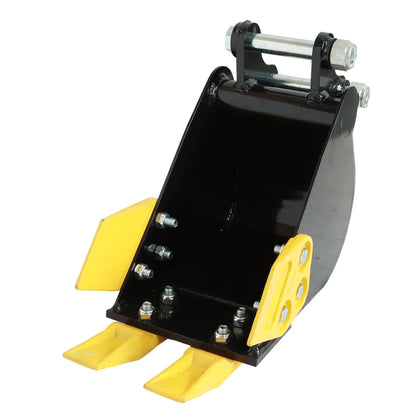8" 200mm Narrow Trenching Bucket Attachment For Mini Excavators Digger with Pins