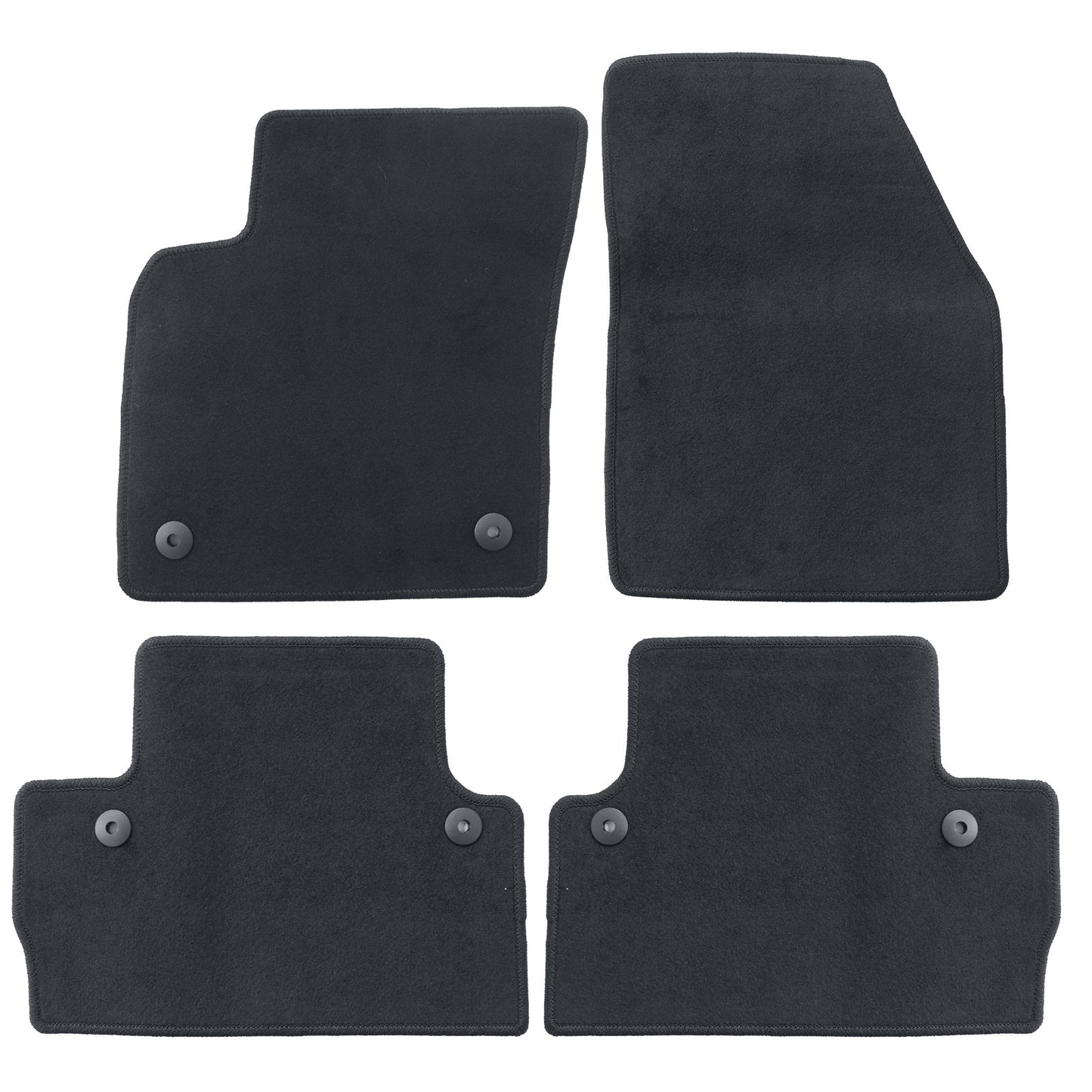 Fits Volvo C30 2007-2013 Front & Rear Floor Mats Carpet Velour All Weather New
