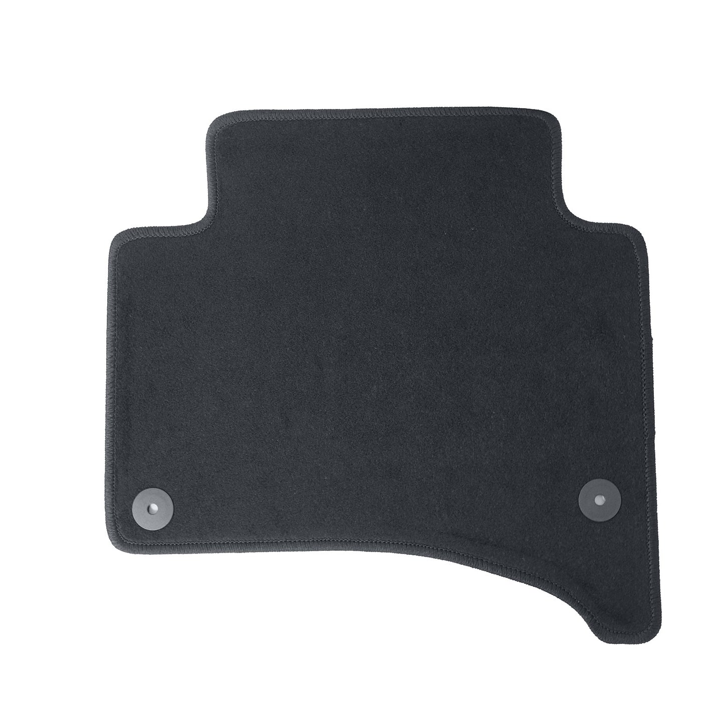 Front & 2nd Row Black Velour Floor Mats Carpet Fits 2004-2010 Volkswagen Touareg