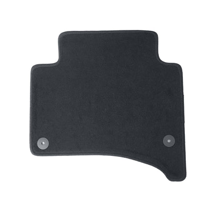 Front & 2nd Row Black Velour Floor Mats Carpet Fits 2004-2010 Volkswagen Touareg