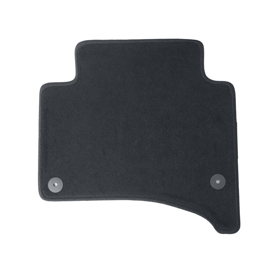 Front & 2nd Row Black Velour Floor Mats Carpet Fits 2004-2010 Volkswagen Touareg