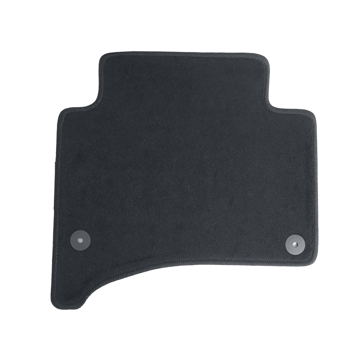 Front & 2nd Row Black Velour Floor Mats Carpet Fits 2004-2010 Volkswagen Touareg