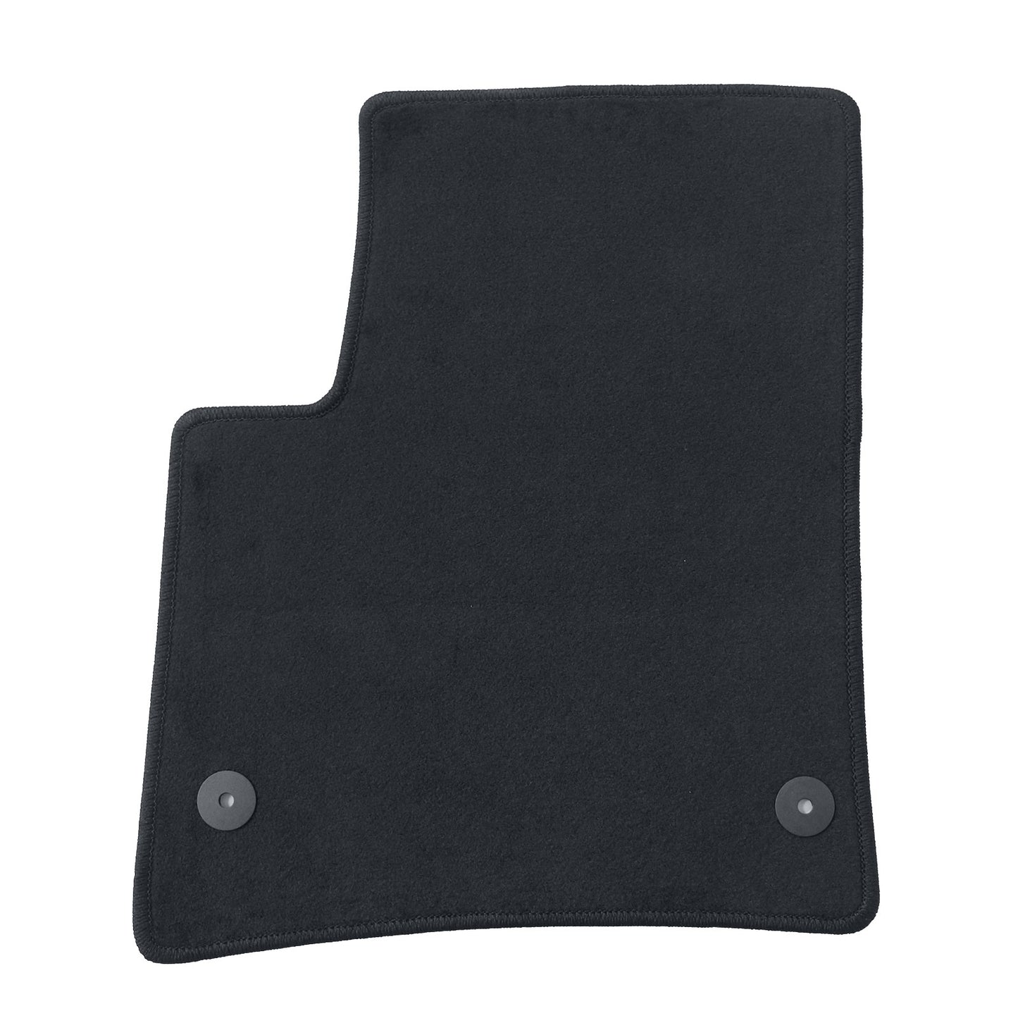 Front & 2nd Row Black Velour Floor Mats Carpet Fits 2004-2010 Volkswagen Touareg