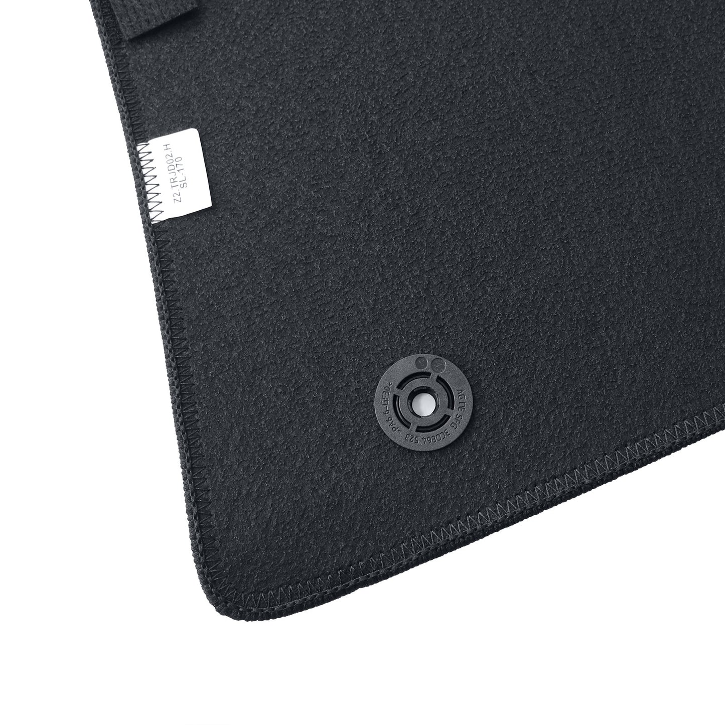 Front & 2nd Row Black Velour Floor Mats Carpet Fits 2004-2010 Volkswagen Touareg