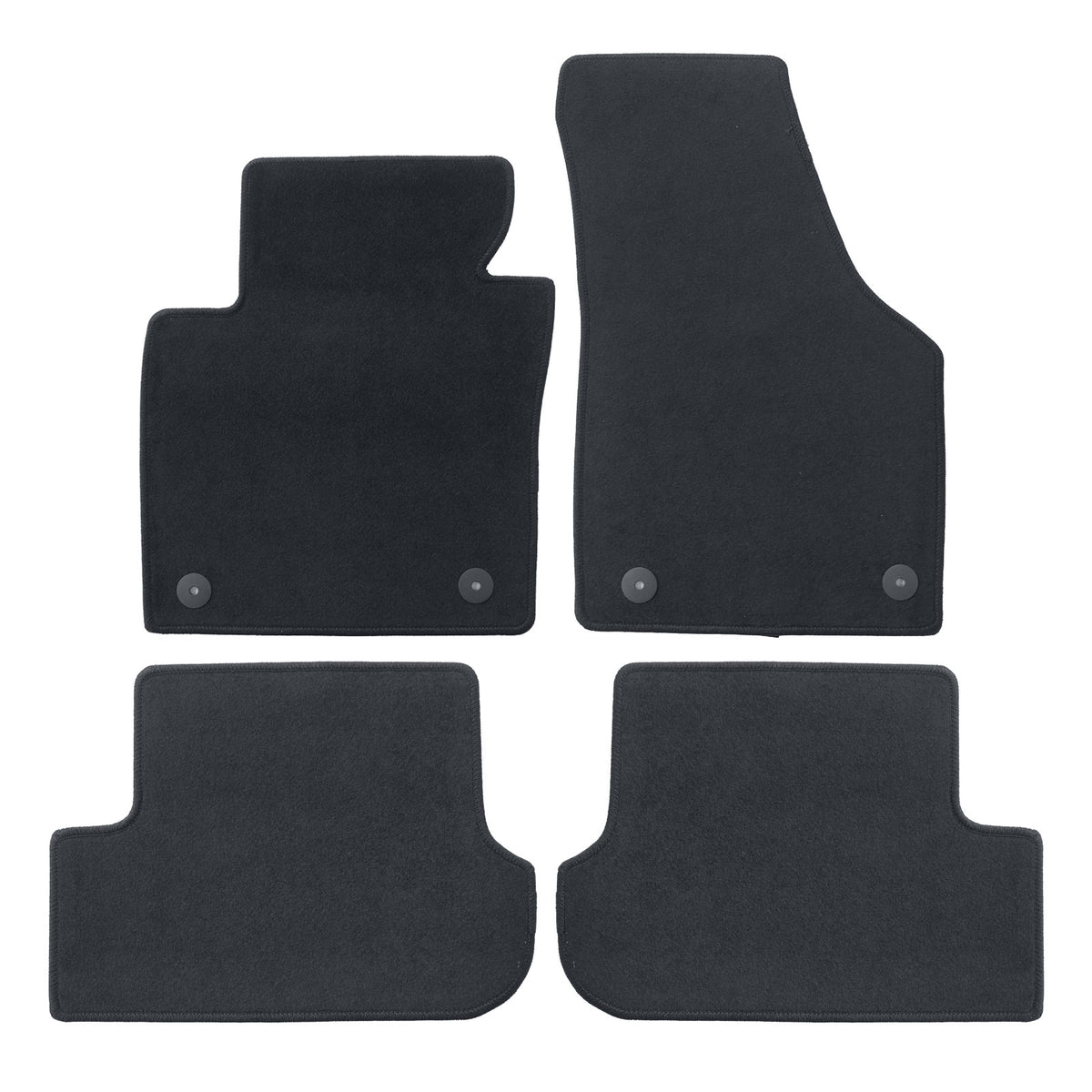 For Volkswagen Beetle 2012-2019 Front &Rear Floor Mats Carpet Replacement Velour