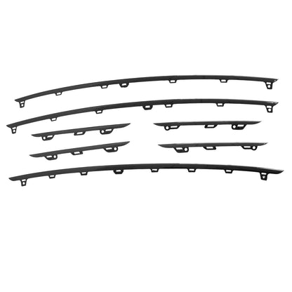 For Porsche Cayenne 2019-2023 Grill Molding Trim Kit Set S Base W/O Turnbo