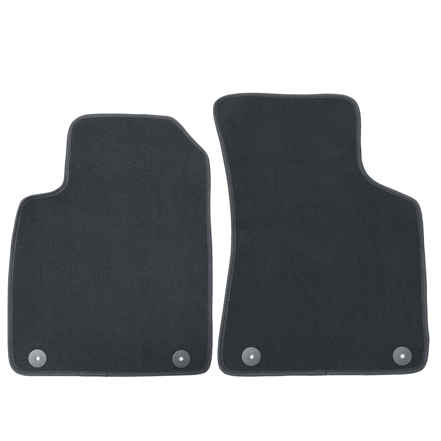 For Audi TT Quattro 1999-2006 Front Floor Mats Carpet Replacement Velour Black