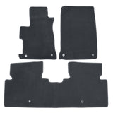 3Pcs For Acura ILX 2013-2022 Front & Rear Floor Mats Carpet Replacement Velour