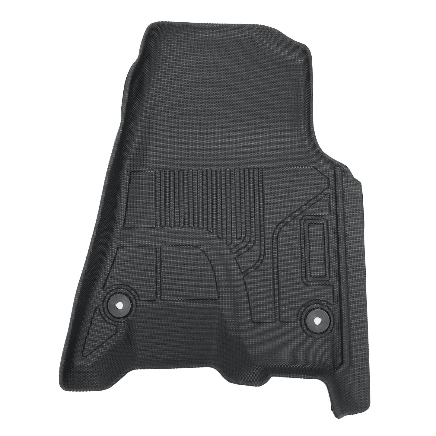 3D Floor Mats Liners TPE For 2019-2024 Dodge Ram 1500 New Body Crew Cab Black
