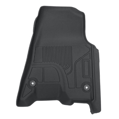 3D Floor Mats Liners TPE For 2019-2024 Dodge Ram 1500 New Body Crew Cab Black