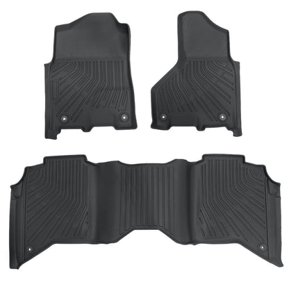 3D TPE Floor Mats Liner For 19-25 Dodge Ram 2500/3500 Crew Cab with Bucket Seat