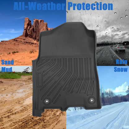 3D TPE Floor Mats Liner For 19-25 Dodge Ram 2500/3500 Crew Cab with Bucket Seat