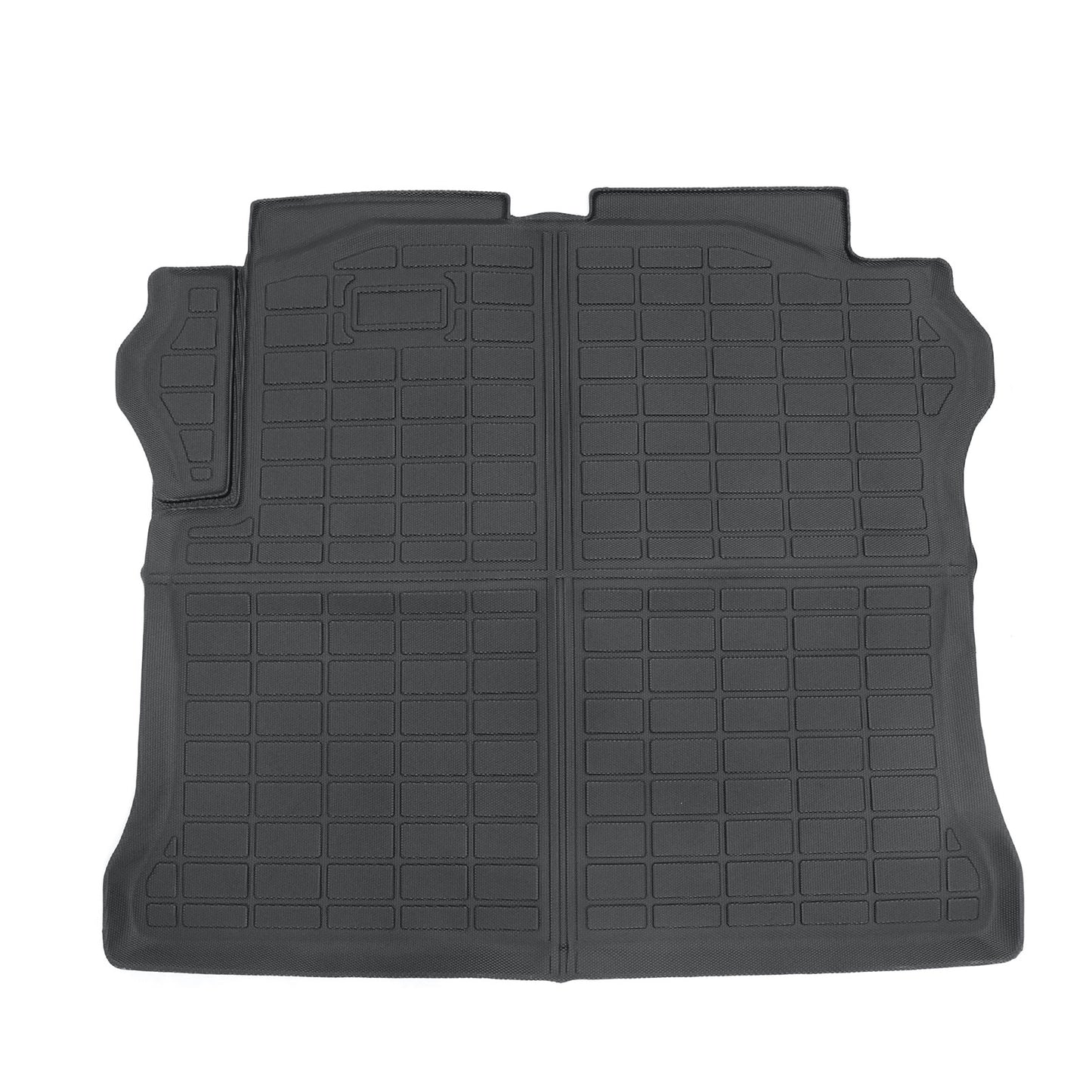 Floor Mats & Trunk Cargo Liner For 2007-2013 Jeep Wrangler 4-Door TPE Waterproof