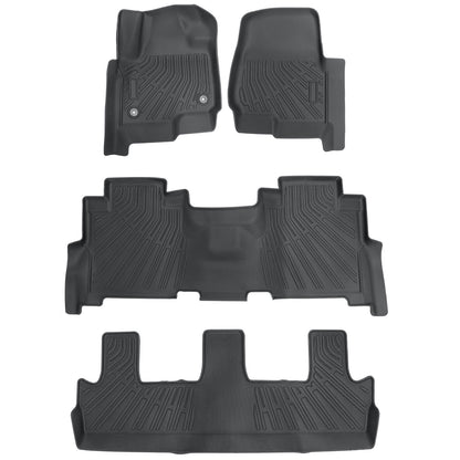 Floor Mats Liner For 2018-2025 Ford Expedition & Expedition Max TPE Weather 4Pcs