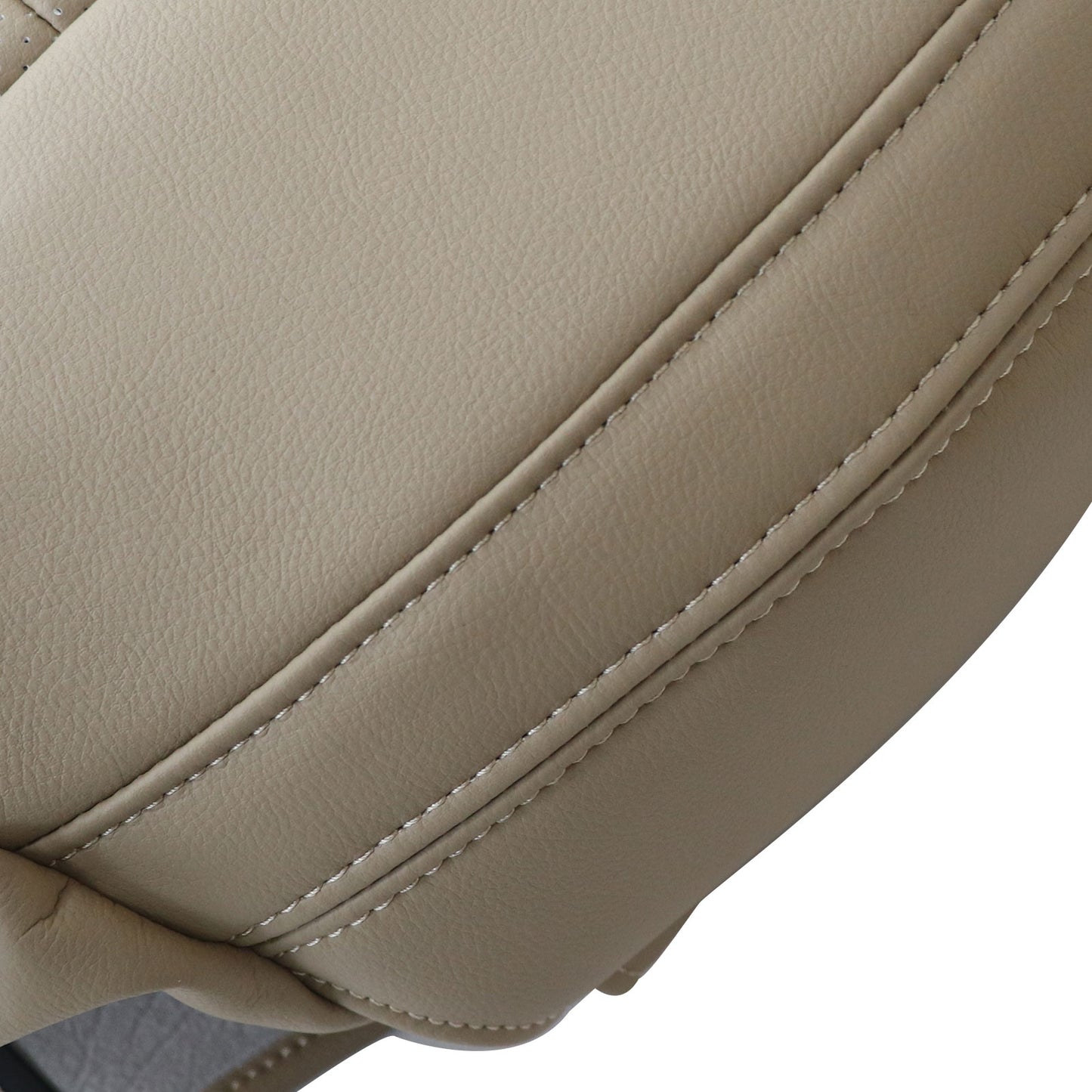 Left Side Driver Top Leather Seat Cover Tan For 2015-2019 Subaru Outback Legacy