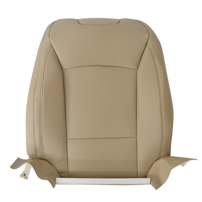 Left Side Driver Top Leather Seat Cover Tan For 2015-2019 Subaru Outback Legacy