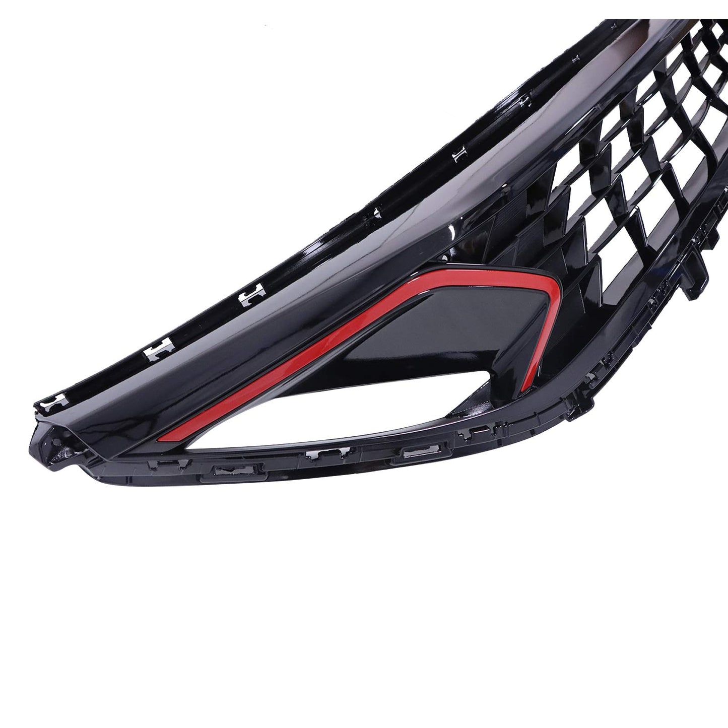 Front Bumper Grille Fits Kia Forte GT 2022-24 W/O Intelligent Cruise 86530M7600