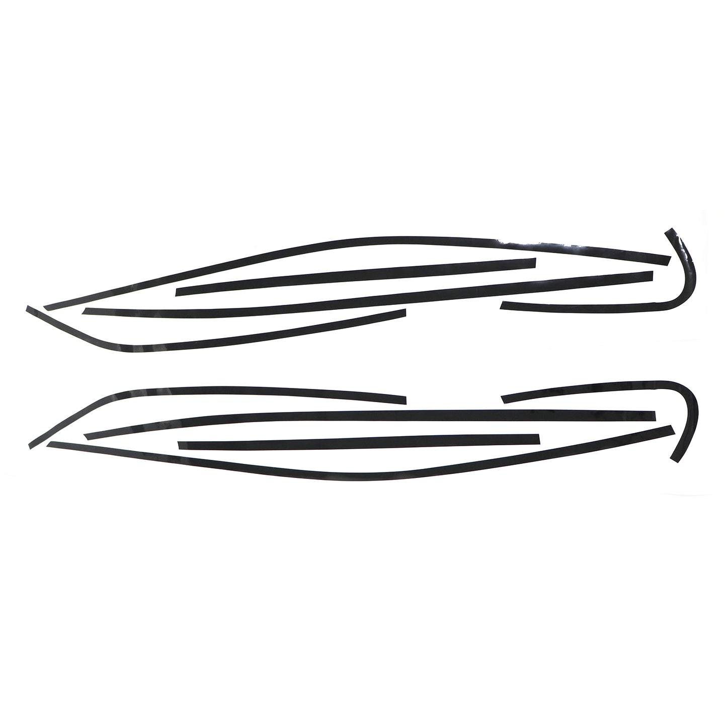 For Toyota 2018-2024 Camry Glossy Black Chrome Delete Blackout Car Trim Window