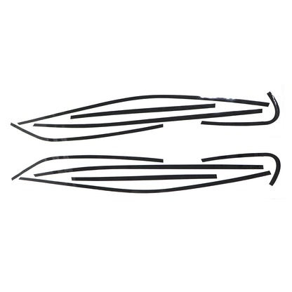 For Toyota 2018-2024 Camry Glossy Black Chrome Delete Blackout Car Trim Window