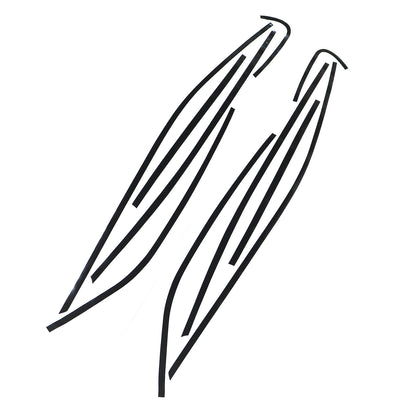 For Toyota 2018-2024 Camry Glossy Black Chrome Delete Blackout Car Trim Window
