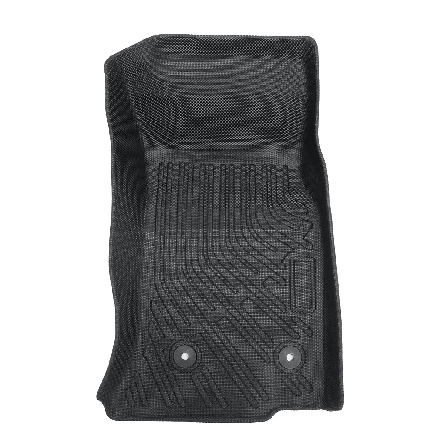 3D TPE All-Weather Floor Mats Liners Set of 3 For 2013-2019 Cadillac ATS Black