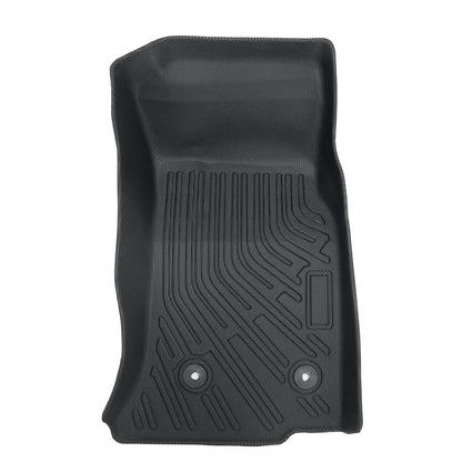 3D TPE All-Weather Floor Mats Liners Set of 3 For 2013-2019 Cadillac ATS Black