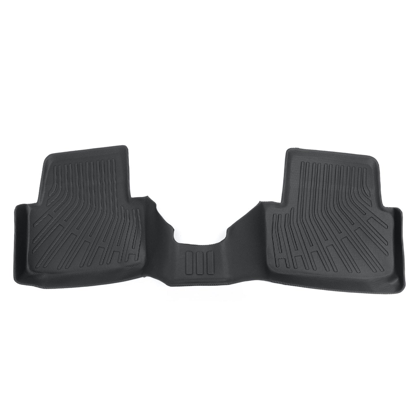 3D TPE All-Weather Floor Mats Liners Set of 3 For 2013-2019 Cadillac ATS Black