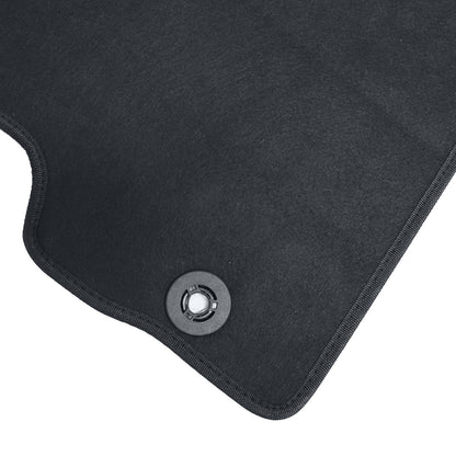 New For 2022-2025 Genesis GV70 Front & Rear Velour Floor Mats Carpet Black 4PCS