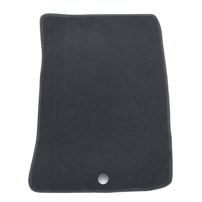 For 2010-2013 Hyundai Genesis Coupe Front & Rear Velour Floor Mats Carpet Black