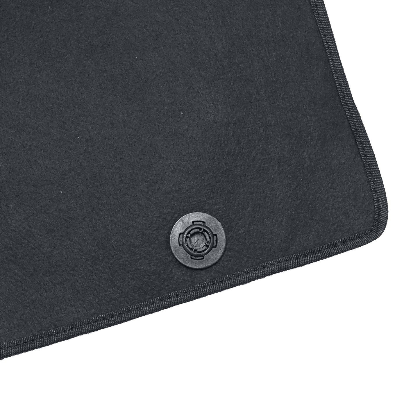 For 2010-2013 Hyundai Genesis Coupe Front & Rear Velour Floor Mats Carpet Black
