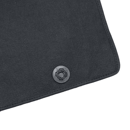 For 2010-2013 Hyundai Genesis Coupe Front & Rear Velour Floor Mats Carpet Black