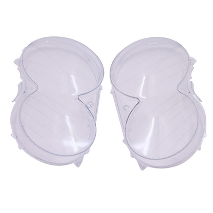 Pair Headlight Lens Cover Replacement For 2004-2009 Mercedes Benz CLK C209 W209