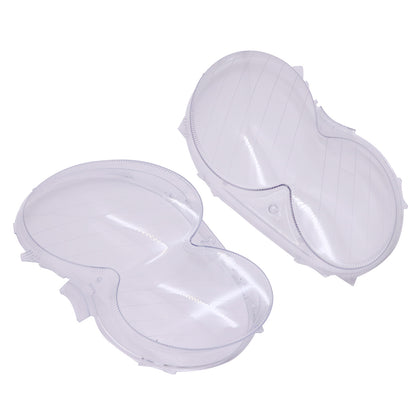 Pair Headlight Lens Cover Replacement For 2004-2009 Mercedes Benz CLK C209 W209