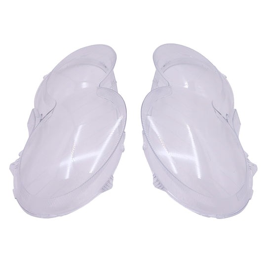Pair Headlight Lens Cover Replacement For 2004-2009 Mercedes Benz CLK C209 W209