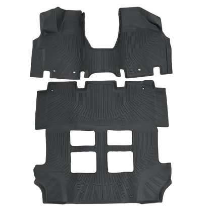 Floor Mats Liner For 2011-2017 Honda Odyssey 7-Passenger 4-Door TPE All Weather