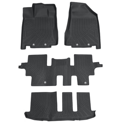 Floor Mats Liner TPE 4PCS For 2013-2020 Nissan Pathfinder 2014-20 Infiniti QX60