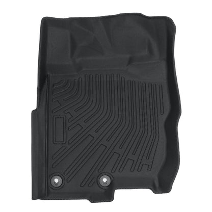 Floor Mats Liner For 2016-2021 Nissan Titan XD Crew Cab 4-Door Front-Rear Black
