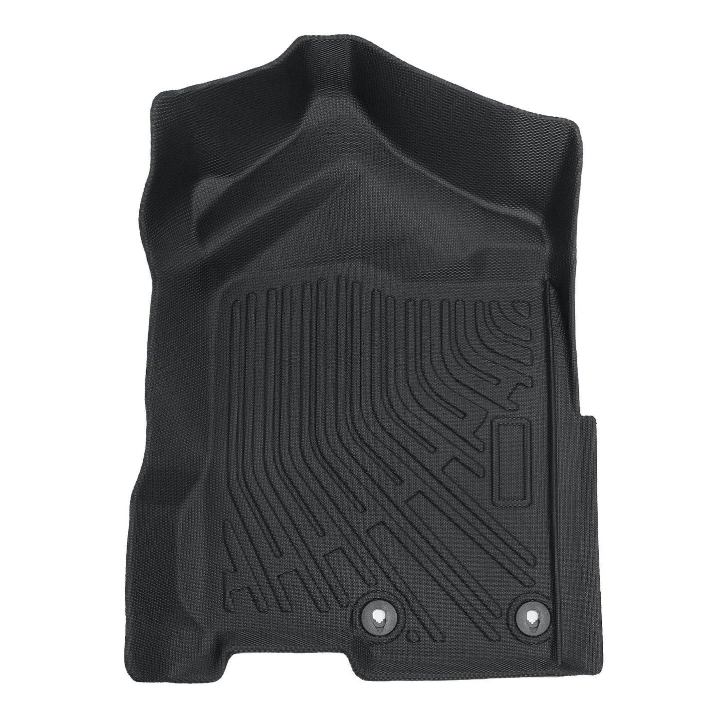 Floor Mats Liner For 2016-2021 Nissan Titan XD Crew Cab 4-Door Front-Rear Black