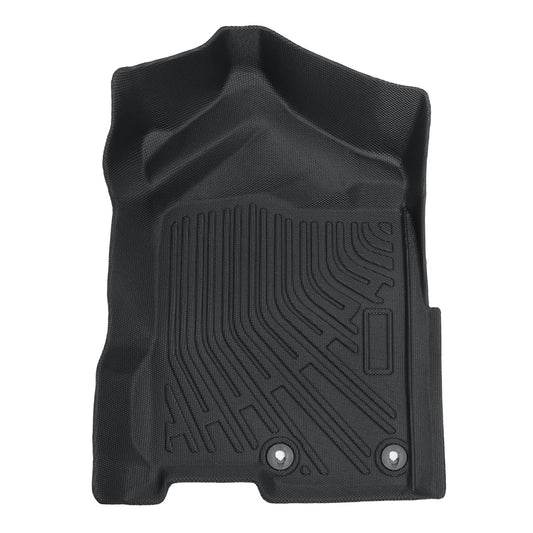 Floor Mats Liner For 2016-2021 Nissan Titan XD Crew Cab 4-Door Front-Rear Black