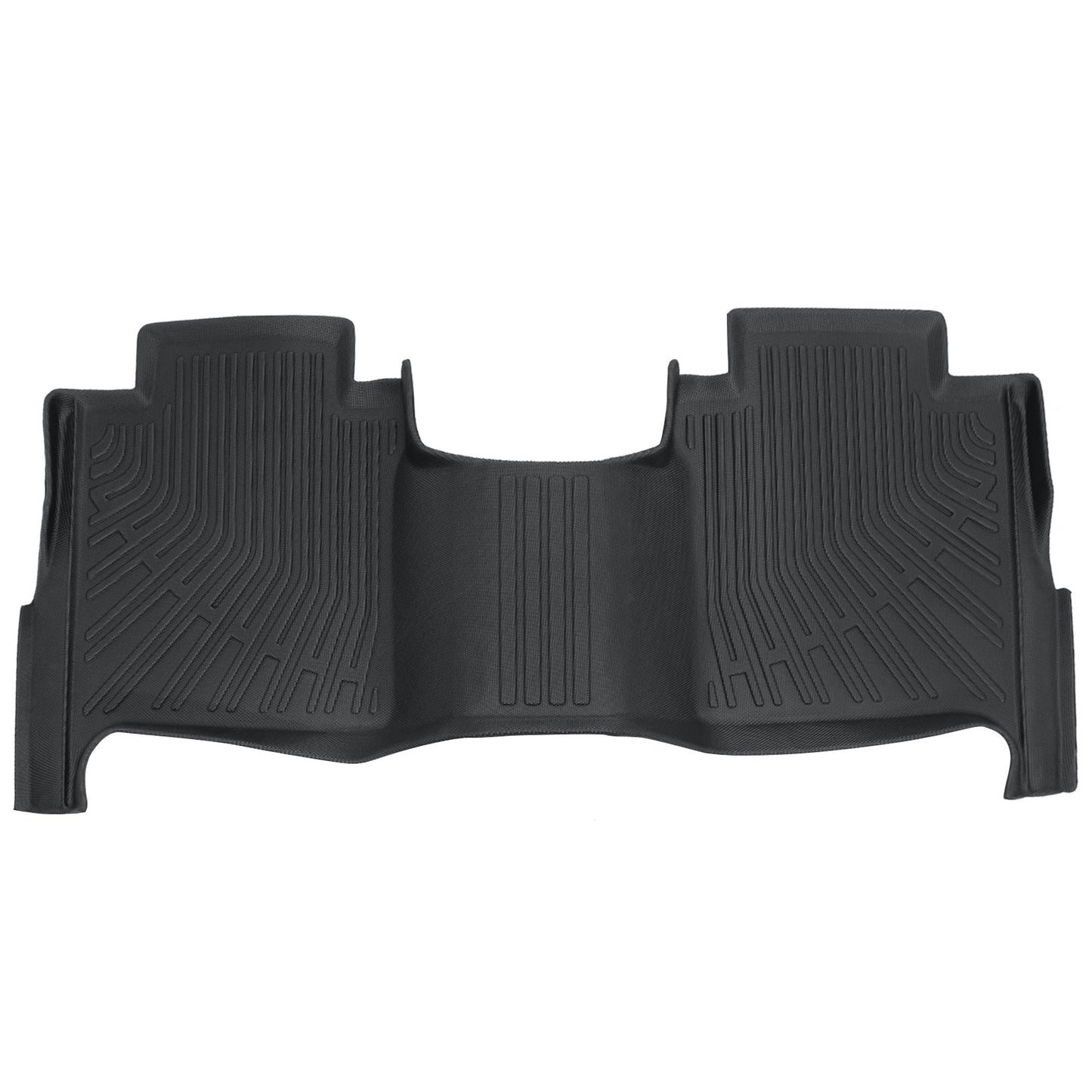 Floor Mats Liner For 2016-2021 Nissan Titan XD Crew Cab 4-Door Front-Rear Black