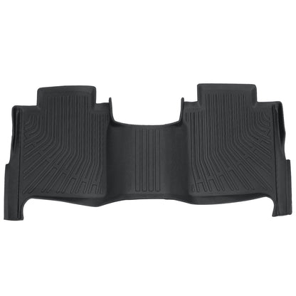 Floor Mats Liner For 2016-2021 Nissan Titan XD Crew Cab 4-Door Front-Rear Black