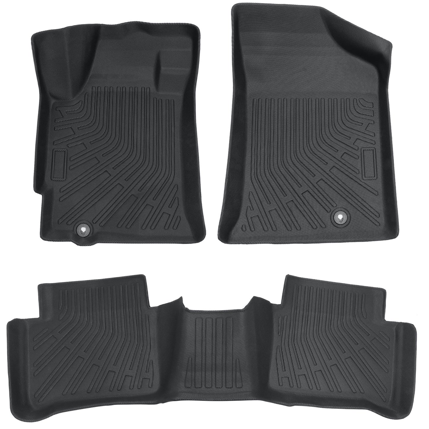 Floor Mats Liner For 2007-2012 Nissan Altima Sedan 4-Door Front-Rear All Weather