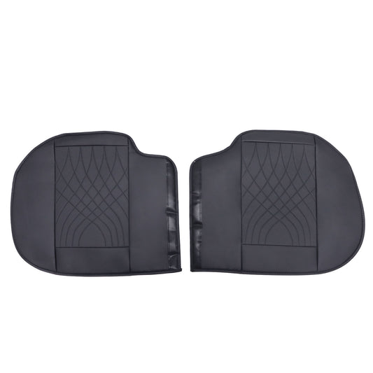 PU Leather 5 Seat Covers Full Set Front + Rear Cushion Fits Lexus?Deluxe Car