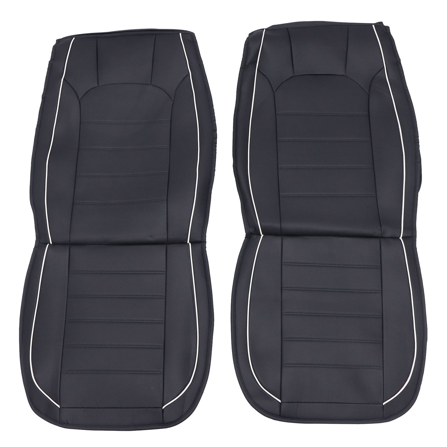 PU Leather 5 Seat Covers Full Set Front & Rear Cushion Fits Toyota Deluxe car