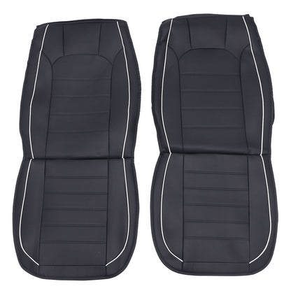 PU Leather 5 Seat Covers Full Set Front & Rear Cushion Fits Toyota Deluxe car