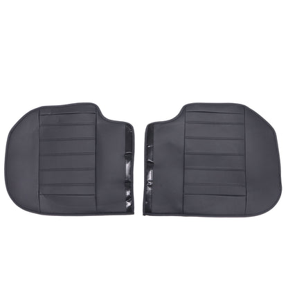 PU Leather 5 Seat Covers Full Set Front & Rear Cushion Fits Toyota Deluxe car